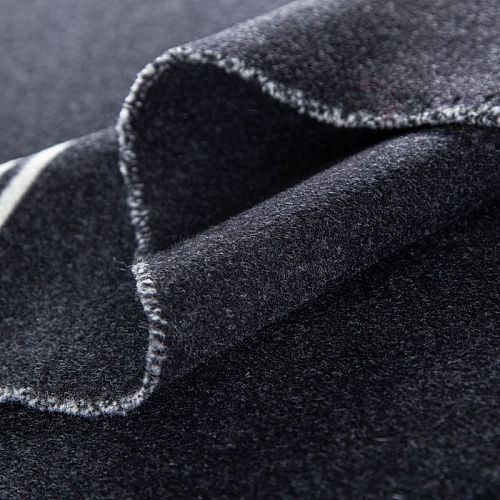 Шерсть пальтовая валяная (купон) 066-19916 графит