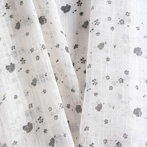 Лен-марлевка 035-11772 белый принтованный