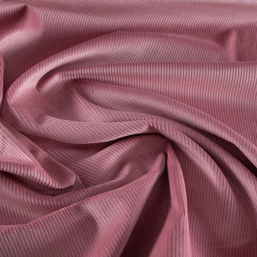 Вельвет стрейч 008-20772 розовый однотонный
