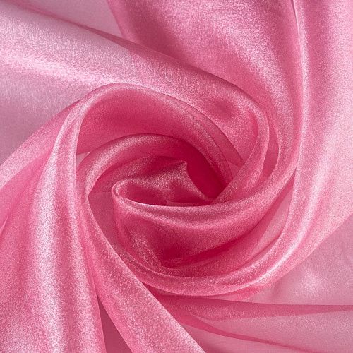 Органза К33-1005 морозная ягода однотонный