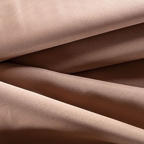 Ткань портьерная сатин h-305 см 16-02-00533 пепельно-бронзовый однотонный