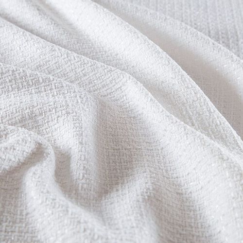 Твид шанель 052-15566 белый однотонный