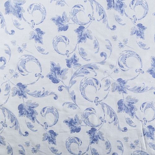 Тюль 529-01-78 белый принтованный