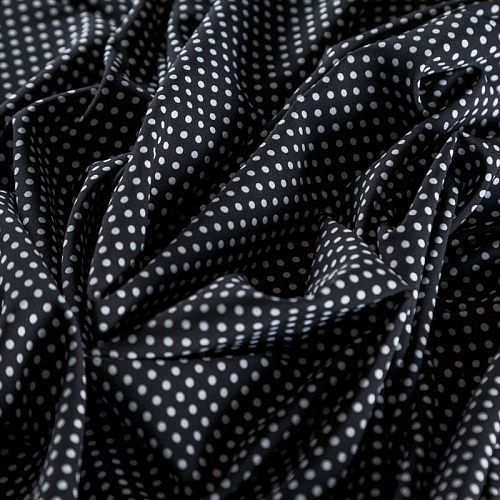 Вискоза "Лоренцо" К33-181 черный принтованный