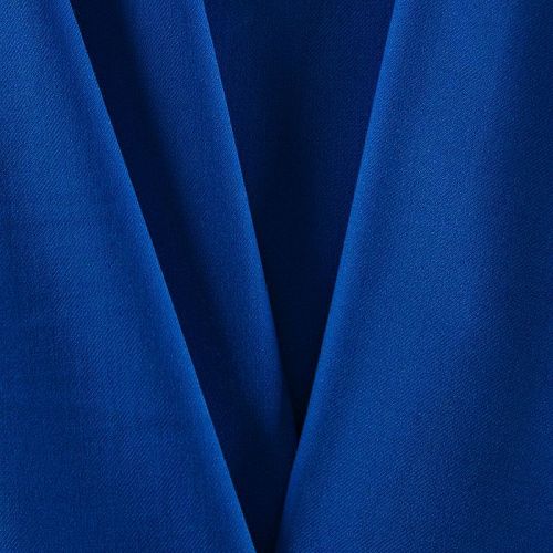 Ткань костюмная стрейч 025-15241 сине-голубой однотонный