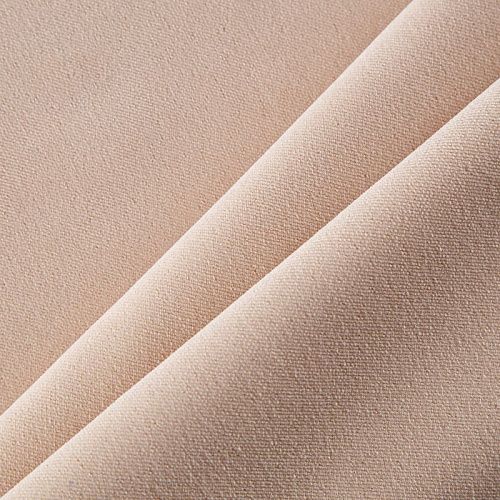 Ткань портьерная негорючая бархат 09-02-13728 светло-бежевый однотонный