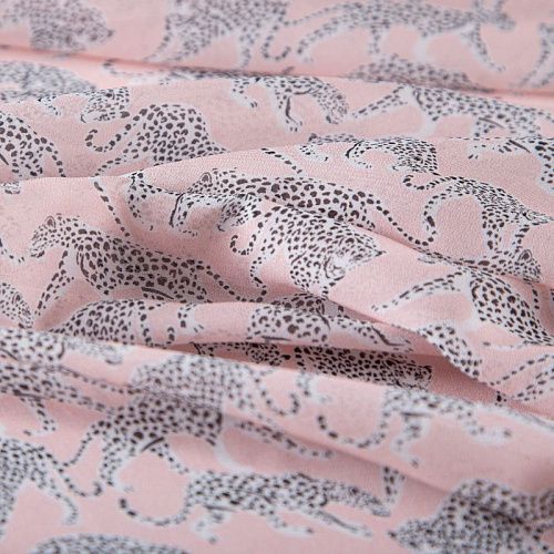 Креп-шифон вискозный 027-20098 розовая пудра