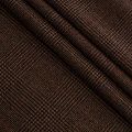 Ткань костюмная  025-14442 коричневый принтованный