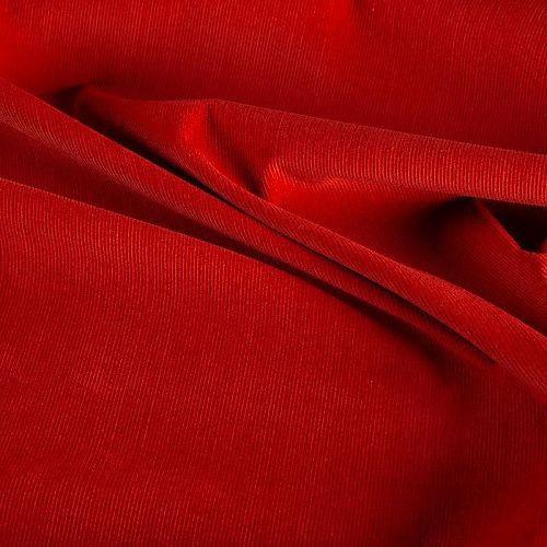 Микровельвет 008-20020 красный однотонный