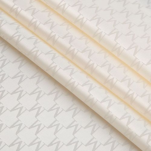 Ткань подкладочная 045-20862 молочный жаккардовый