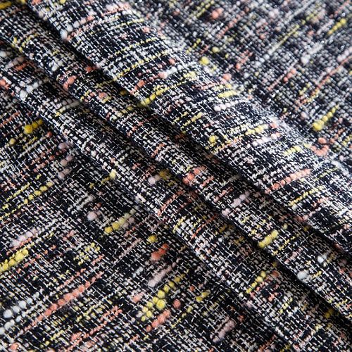 Твид 052-12530 черный мультиколор