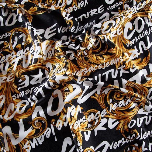 Лайкра 005-12472 черный принтованный