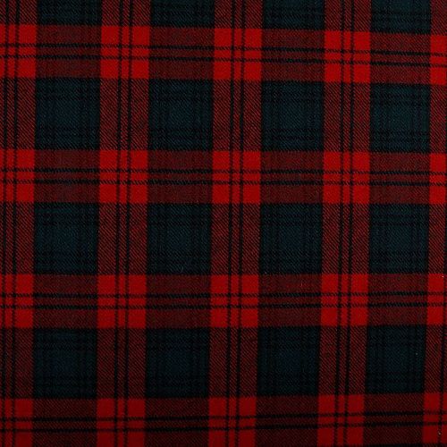 Шерсть костюмная 025-19097 красный клетка