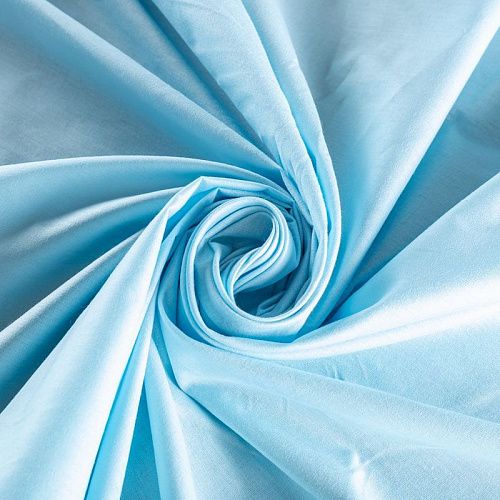 Перкаль ш.220 см 007-01907 голубой однотонный