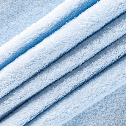 Мех искусственный 1020-341-037-0030 голубой однотонный