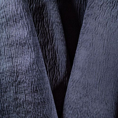 Ткань портьерная жаккард 20-02-00196 глубокий синий 