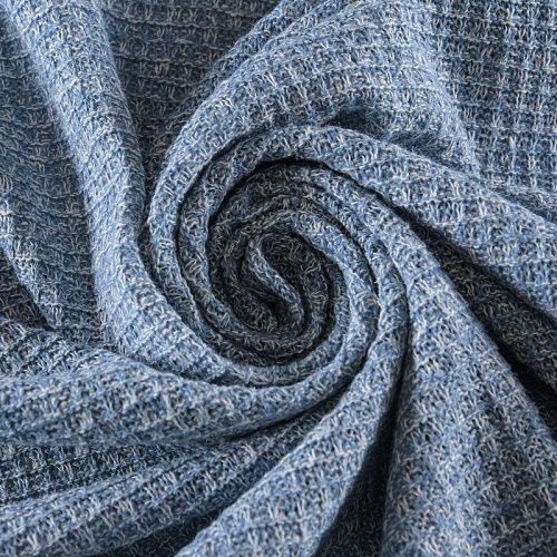 Трикотаж вязаный 056-11808 голубой меланж