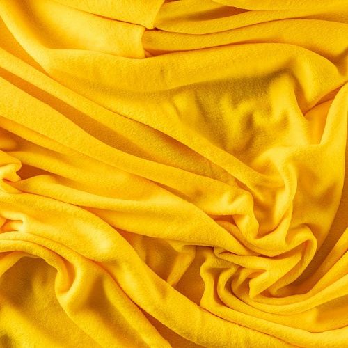 Флис К33-467 желтый однотонный