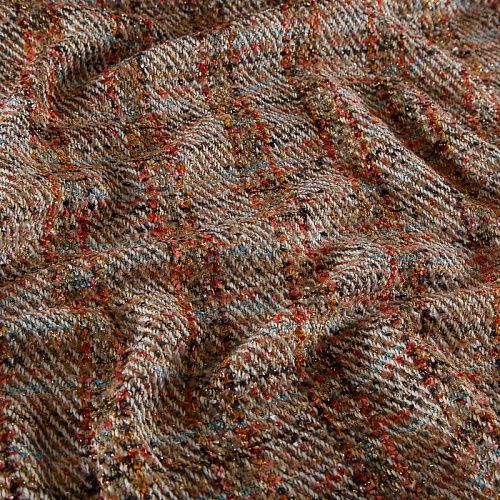 Твид Balenciaga 052-19146 бежевый мультиколор