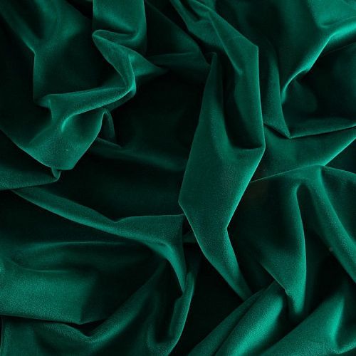 Бархат 002-11899 изумрудный однотонный