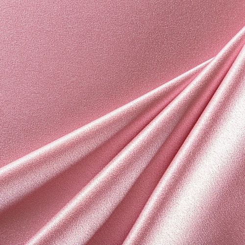 Кади креп-атлас 001-06607 розовый жемчуг однотонный