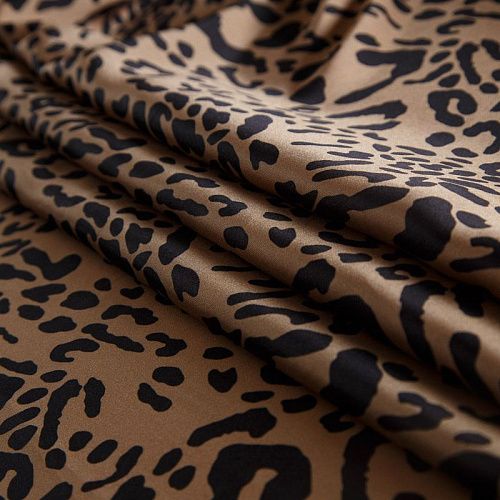 Сатин 001-14969 кэмел принтованный