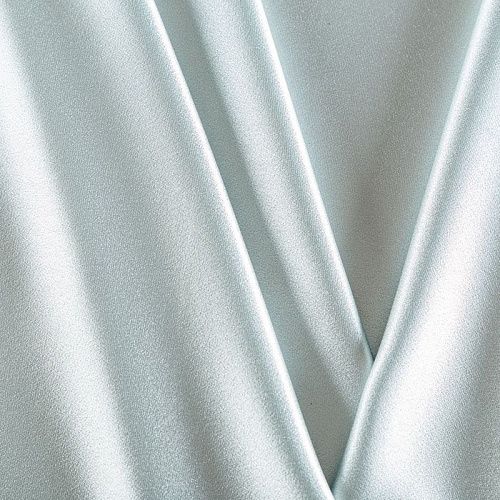 Кади креп-атлас 001-06591 серо-мятный однотонный