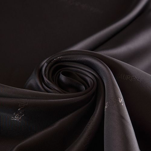 Ткань подкладочная 045-17195 черный жаккардовый