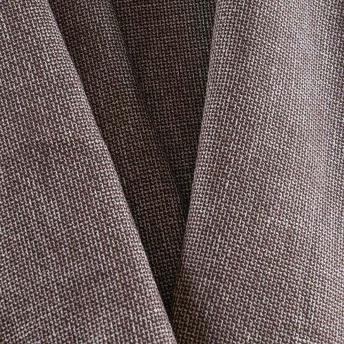 Лен натуральный 035-12095 коричневый меланж