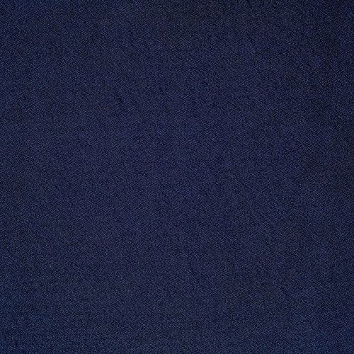 Креп-сатин К33-903 синий однотонный