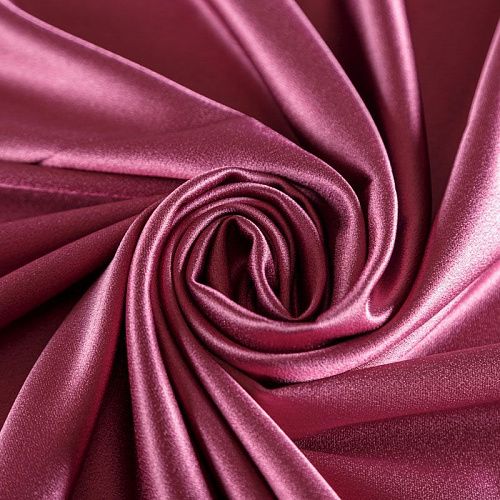 Кади креп-атлас 001-06596 морозная ягода однотонный