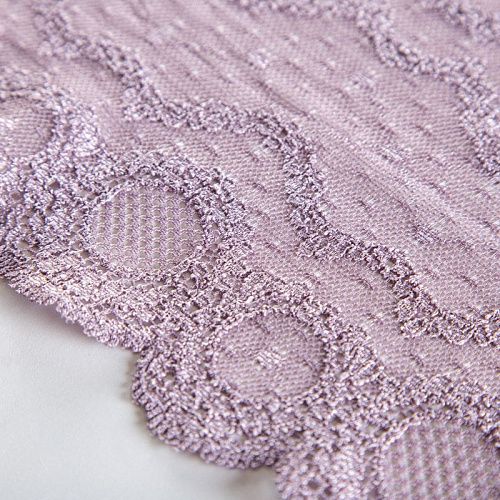 Кружево эластичное 160 мм Ф01-0003 увядающая лаванда 