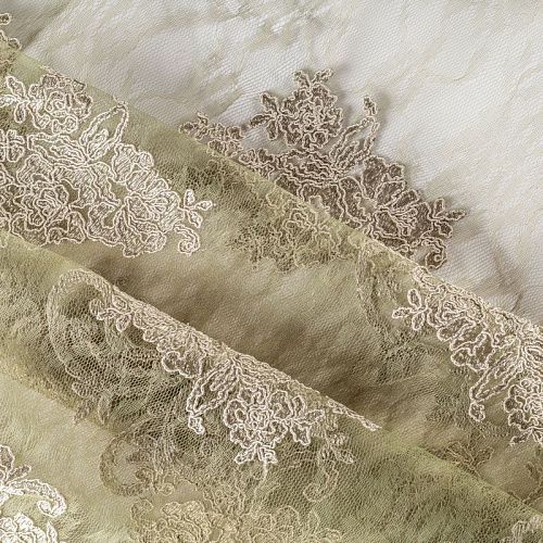 Гипюр К05-537 фисташковый