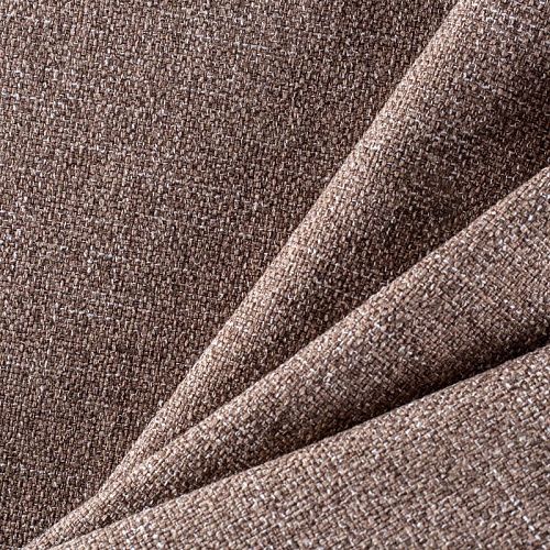 Ткань мебельная рогожка 22-02-00770 серо-коричневый однотонный