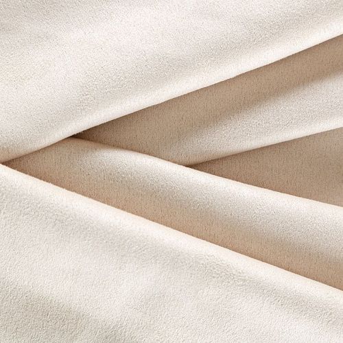 Замша искусственная 018-06137 экрю однотонный