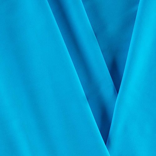 Лайкра К33-427 ярко-голубой однотонный