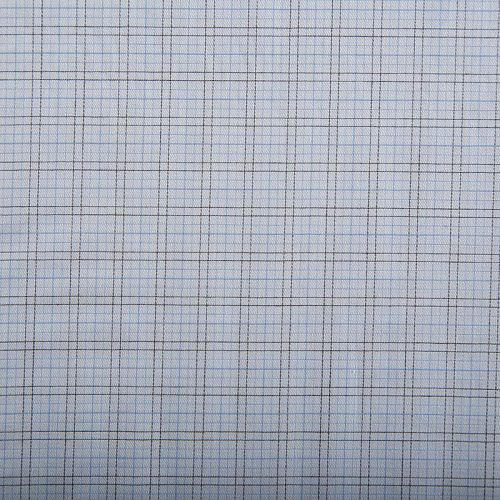 Хлопок рубашечный 063-15423 белый принтованный