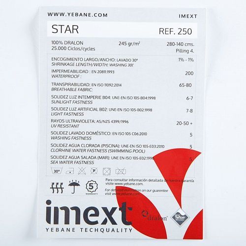 Ткань уличная STAR/5 Т465-02-17 серо-бирюзовый однотонный