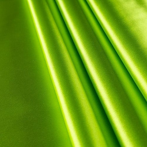 Атлас ватуссо К08-635 неоновый лайм однотонный