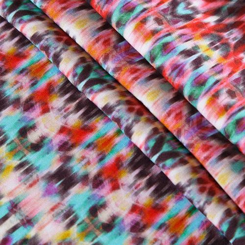 Вискоза 009-12329 мультиколор принтованный