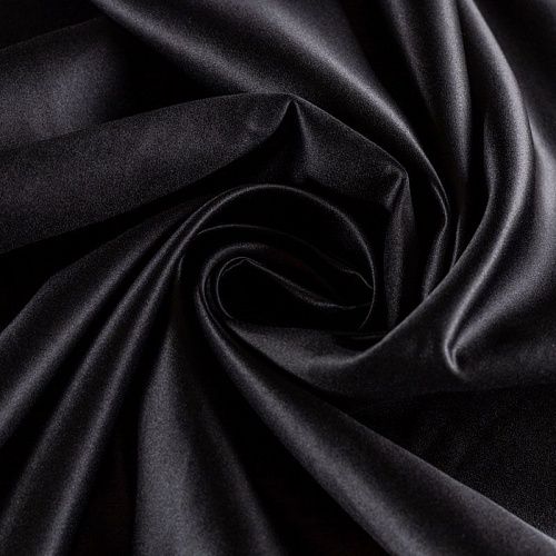 Сатин-тафта 001-05642 черный однотонный