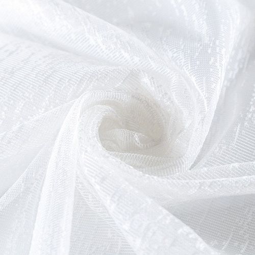 Тюль жаккардовый h-280 см 08-01-05560 сливочный