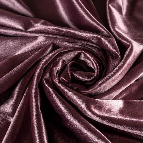 Бархат-лайкра К33-568 персиково-розовый однотонный