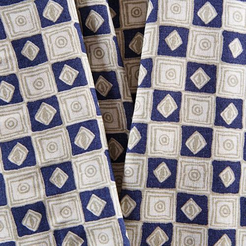 Вискоза 009-12333 серовато-молочный принтованный