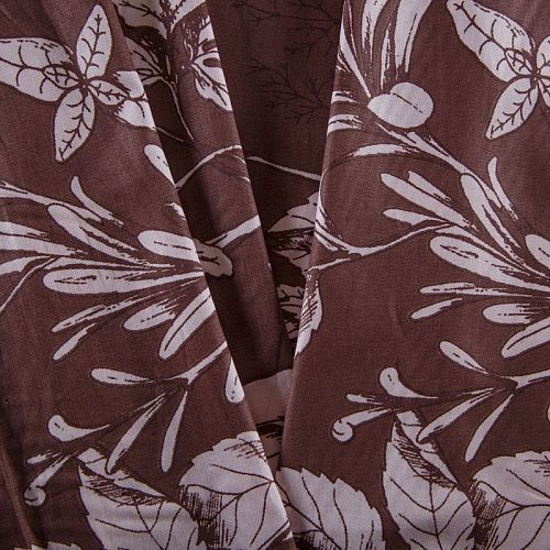 Сатин-твил ш.220 см 007-13908 шоколадный принтованный