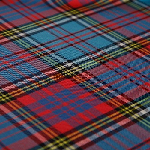 Ткань костюмная 025-14701 сине-голубой мультиколор