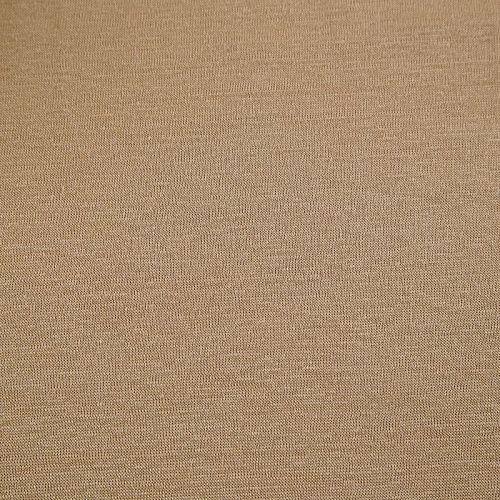 Трикотаж льняной 056-16735 соломенный однотонный