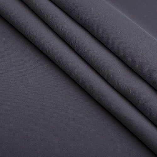 Креп 026-18684 серый однотонный