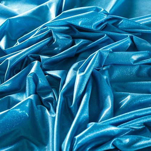 Трикотаж лазер 034-09252 насыщенный голубой