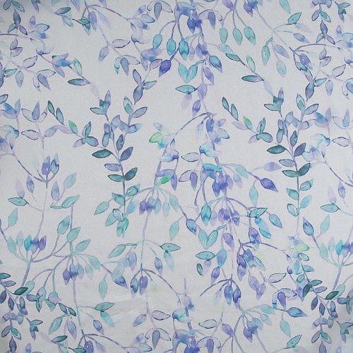 Шифон 068-17390 белый принтованный